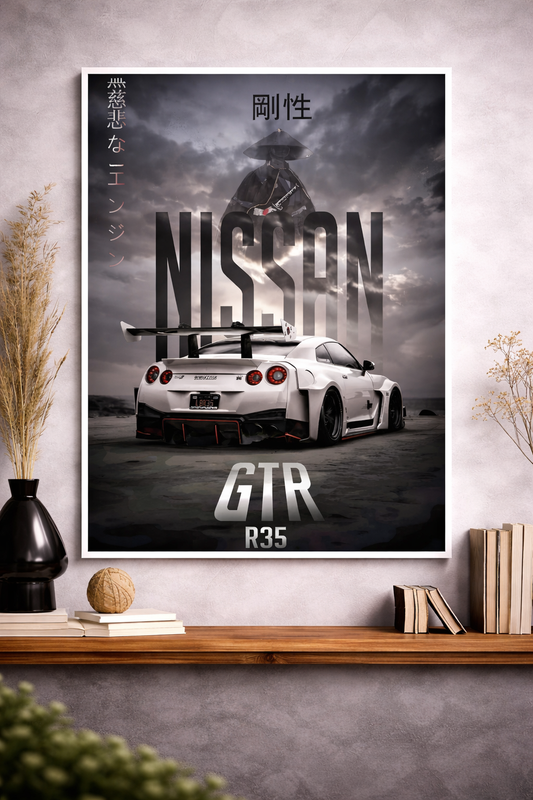 Nissan GT-R R35 | Japanese Car | Car Poster
